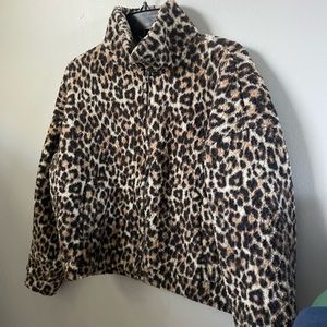 American Eagle Cheetah Puffer Coat!